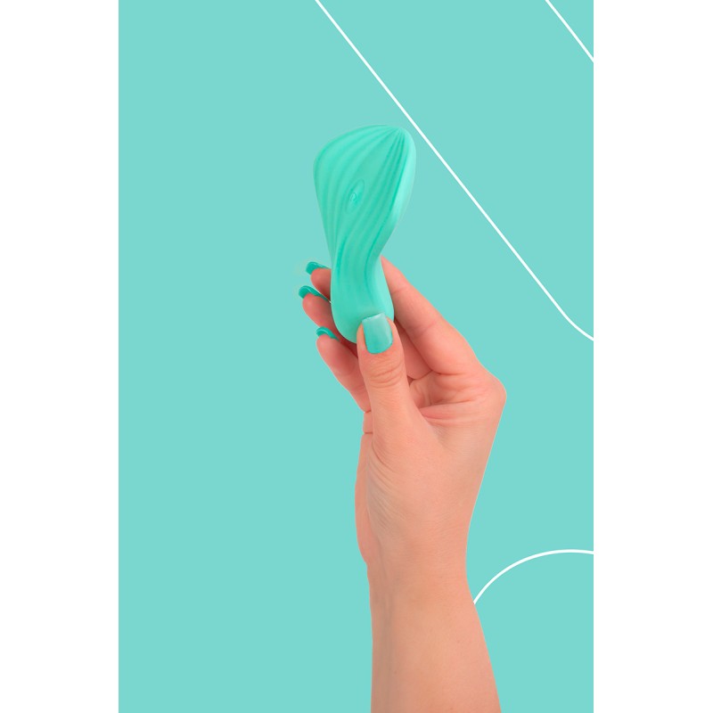 Mini vibro rechargeable SilkenTouch vert - FairyGasm